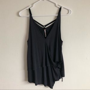 Free people side tie tank top